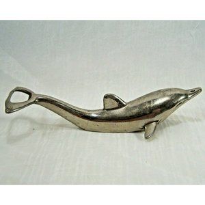 Vintage Silver Dolphin Bottle Opener